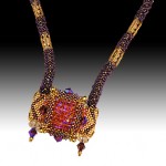 Crystal Tile Bracelet - Necklace variation 2010